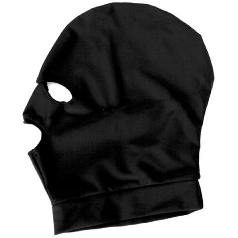 BDStyle Fantasy Spandex 3 Hole Hood for BDSM Sensory Play and Control - Bondage Hoods