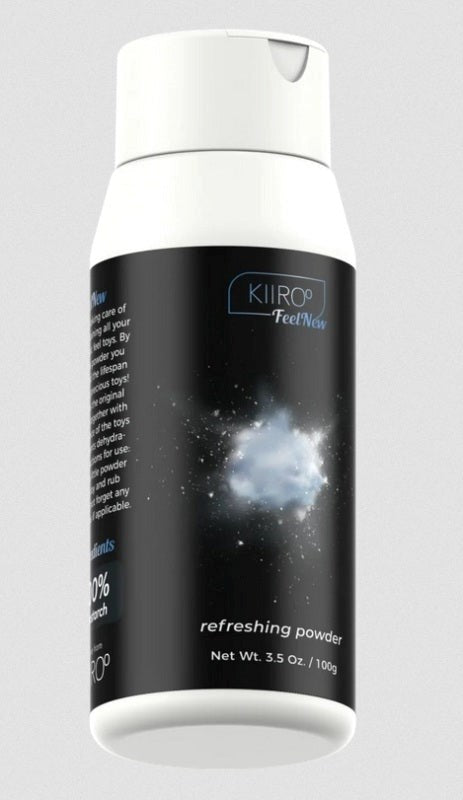 Kiiroo FeelNew Refreshing Powder for Feel Strokers 100ml Talcum Free - - Sex Pheromones and Perfumes