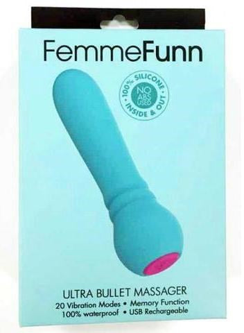 VVOLE LLC FemmeFunn Ultra Bullet Massager Purple 20 Vibration Modes USB - - Personal Massagers