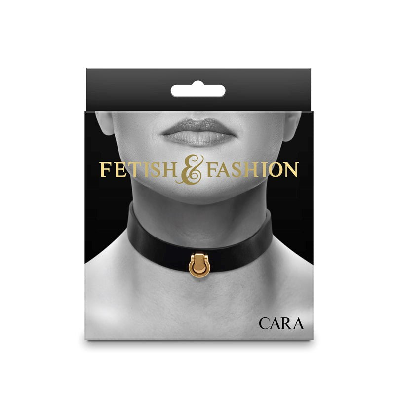 Fetish and Fashion Cara Collar Sophisticated BDSM Leather Collar - - Collars and Leads