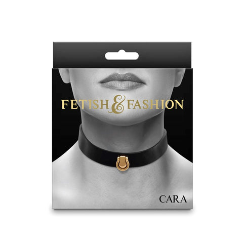 Fetish and Fashion Cara Collar Sophisticated BDSM Leather Collar - Collars and Leads