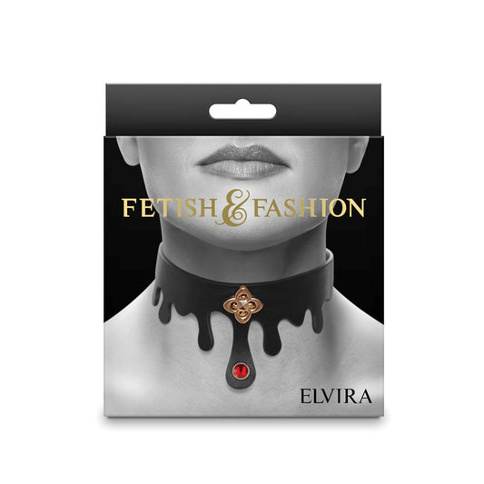 Fetish & Fashion - Elvira Collar No Guess Sex Aids - - Collars and Leads