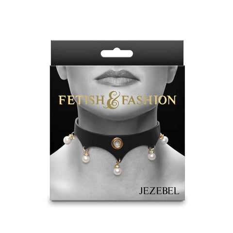 Jezebel Collar - Elevate Your Style with Fetish & Fashion - Collars and Leads