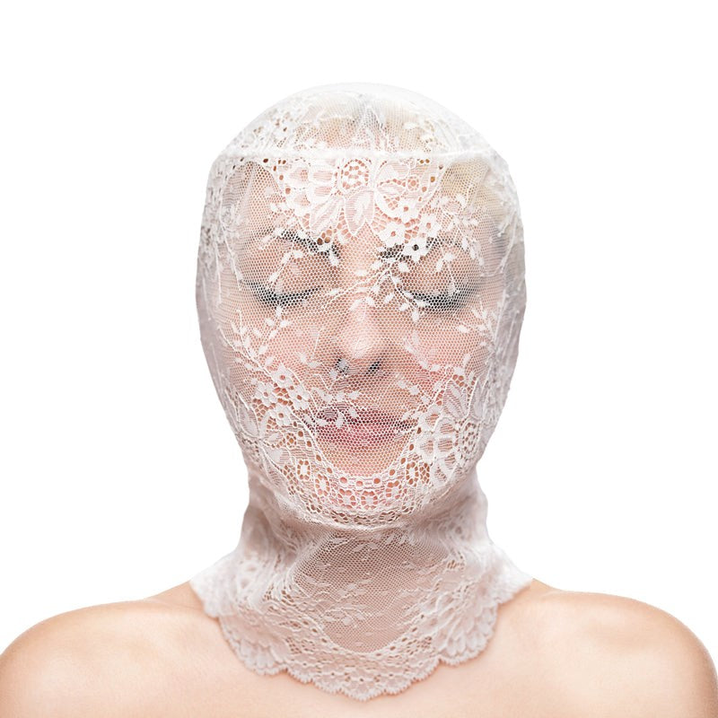 Fetish & Fashion - Lace Hood Be Harder for Longer - - Bondage Hoods
