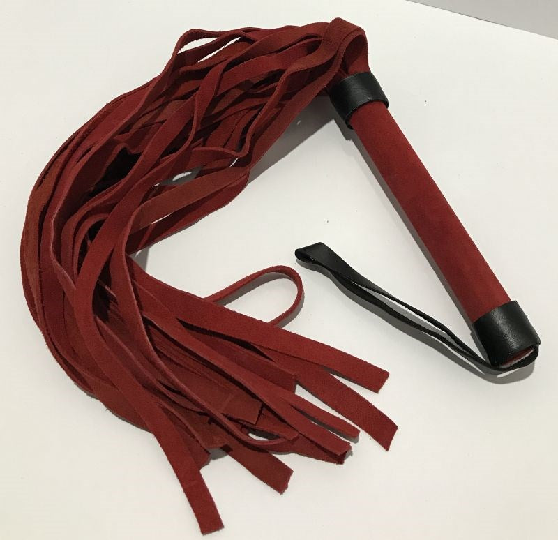 Fetish factory Flogger Soft Suede Snug Fit CRings - - Whips And Crops