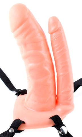 Pipedream Products Fetish Fantasy 6 Inch Vibrating Double Penetrator Dildo - Strap On Sextoys