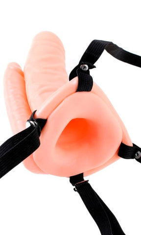 Pipedream Products Fetish Fantasy 6 Inch Vibrating Double Penetrator Dildo - Strap On Sextoys