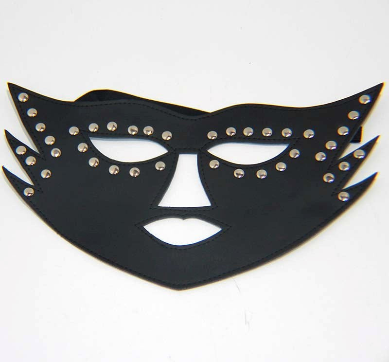 BDStyle Fetish Fantasy Blindfold Mask Light Feline Inspired Sensory Play Mask - Fancy Dress Ups