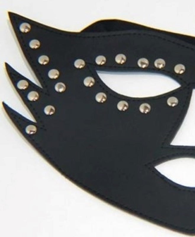 BDStyle Fetish Fantasy Blindfold Mask Light Feline Inspired Sensory Play Mask - Fancy Dress Ups