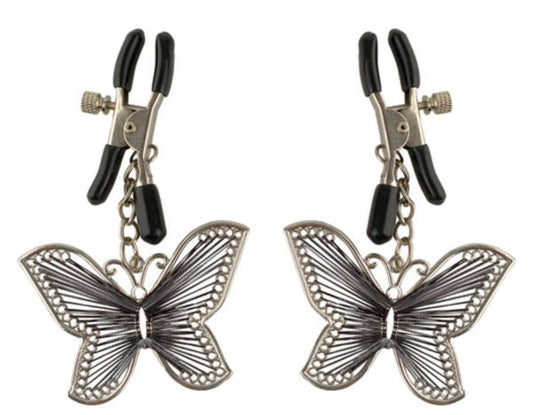 Fetish Fantasy Butterfly Nipple Clamps Toybox Must-Haves - - Nipple and Clit Clamps