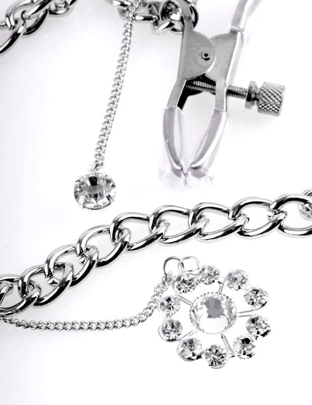 Fetish Fantasy Crystal Nipple Clamps Your Orgasm Supplier - - Nipple and Clit Clamps