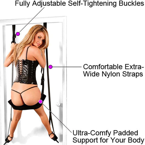 Pipedream Products Fetish Fantasy Deluxe Fantasy BDSM Door Swing for Suspension - Sex Swings And Slings