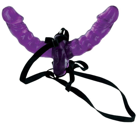 Pipedream Products Fetish Fantasy Double Delight Strap On Sex Toy Dual Shaft - Strap On Sextoys