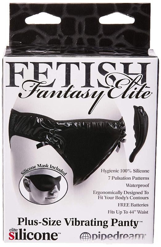 Pipedream Products Fetish Fantasy Elite Plus Size Vibrating Panty Massager - - Strap On Sextoys