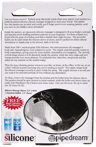 Pipedream Products Fetish Fantasy Elite Plus Size Vibrating Panty Massager - Strap On Sextoys