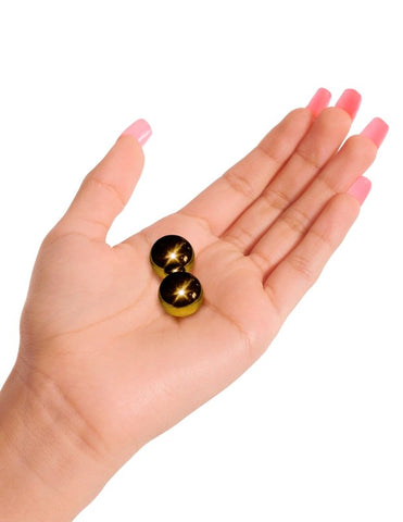 Pipedream Products Fetish Fantasy Gold Ben Wa Balls Kegel Massager Premium Metal - Personal Massagers