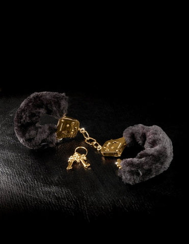 Pipedream Products Fetish Fantasy Gold Deluxe Furry Bondage Cuffs Premium - Cuffs and Restraints