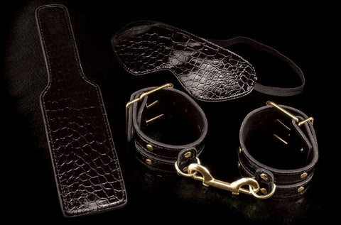 Pipedream Fetish Fantasy Gold Fantasy Bondage Play Sex Kit with Restraints - Sex Kits
