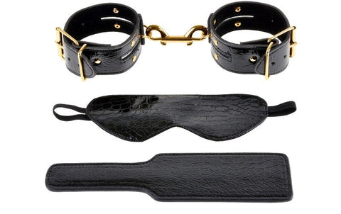 Pipedream Fetish Fantasy Gold Fantasy Bondage Play Sex Kit with Restraints - Sex Kits