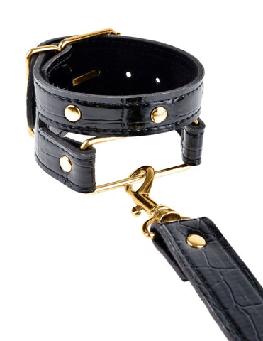 Pipedream Fetish Fantasy Gold Fantasy BDSM Play Hogtie with Adjustable Cuffs - Cuffs And Restraints