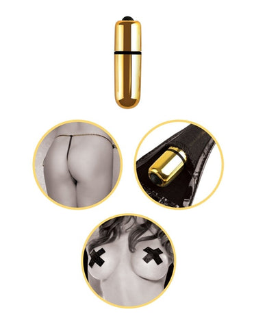 Pipedream Products Fetish Fantasy Gold Vibrating Strap On Dildo Set Premium - Strap On Sextoys