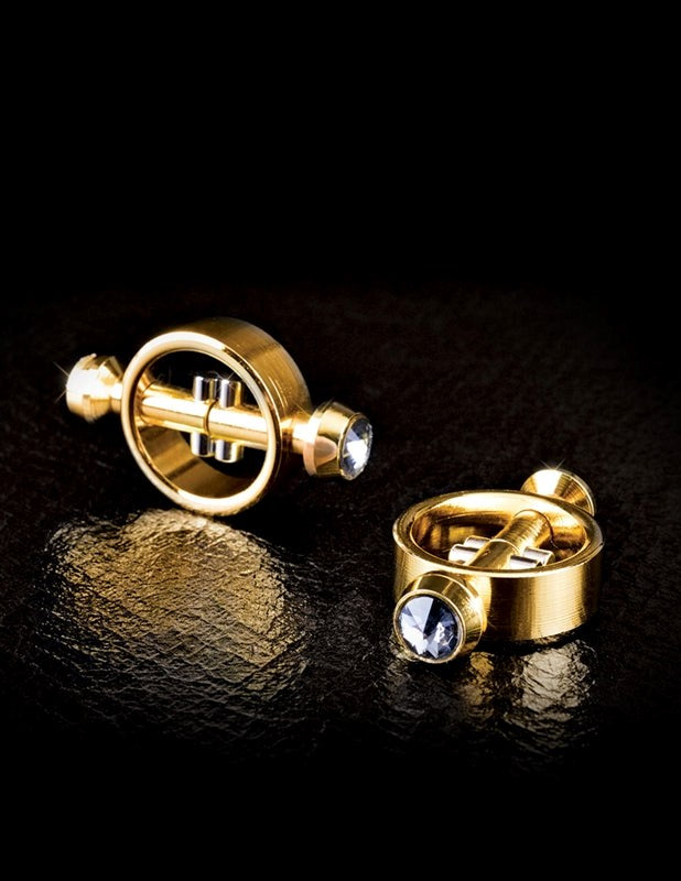 Fetish Fantasy Gold Magnetic Clamps Upgrade Your CRing - - Nipple and Clit Clamps
