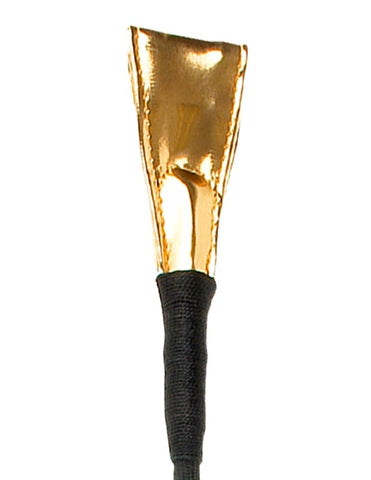 Fetish Fantasy Gold BDSM Play Riding Crop Black Premium Impact Tool - Whips And Crops