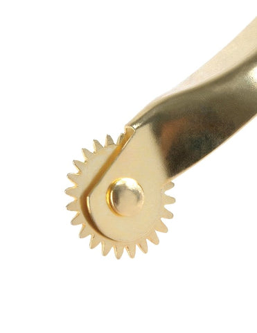 Pipedream Products Fetish Fantasy Gold Sensory Play Wartenberg Wheel Premium Metal - Dental and Clinical