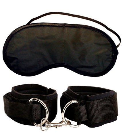 Pipedream Products Fetish Fantasy Heavy Duty Bondage Cuffs Black - Cuffs and Restraints