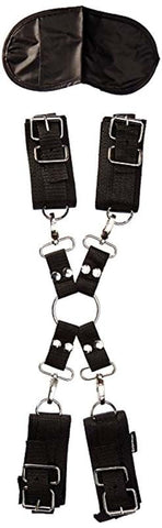 Fetish Fantasy Heavy Duty Bondage Play Hogtie Kit - Cuffs and Restraints