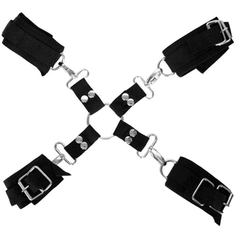 Fetish Fantasy Heavy Duty Bondage Play Hogtie Kit - Cuffs and Restraints