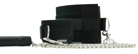 Pipedream Fetish Fantasy Hogtie Bondage Bar with Adjustable Restraint System - Cuffs And Restraints