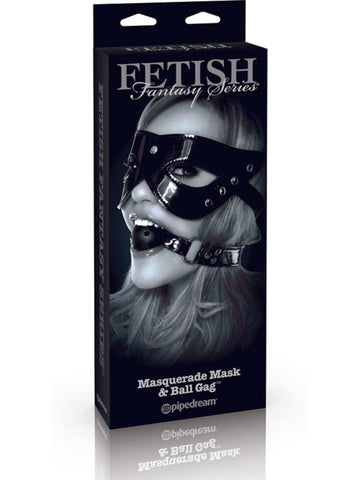 Pipedream Products Fetish Fantasy Limited Edition Masquerade Mask and Ball Gag - Masks And Blindfolds