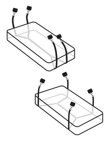 Fetish Fantasy Wraparound Mattress Bondage Restraints - Cuffs and Restraints