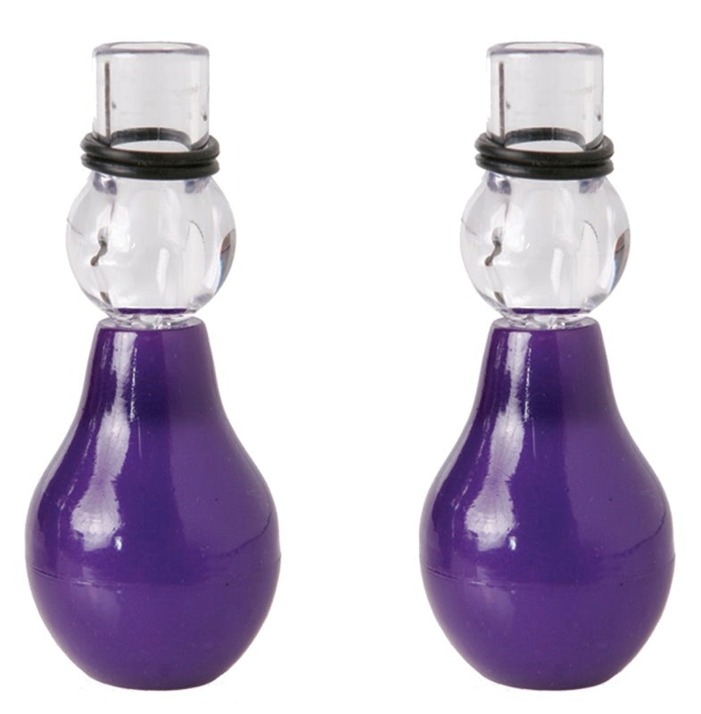 Pipedream Products Fetish Fantasy Unisex Nipple Erector Set Purple Suction - - Breast and Nipple Toys