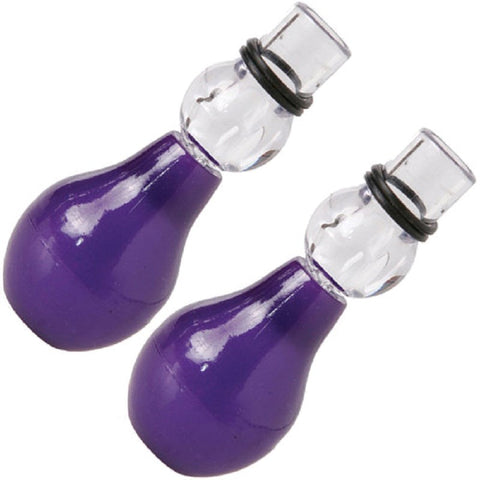 Pipedream Products Fetish Fantasy Unisex Nipple Erector Set Purple Suction - Breast and Nipple Toys