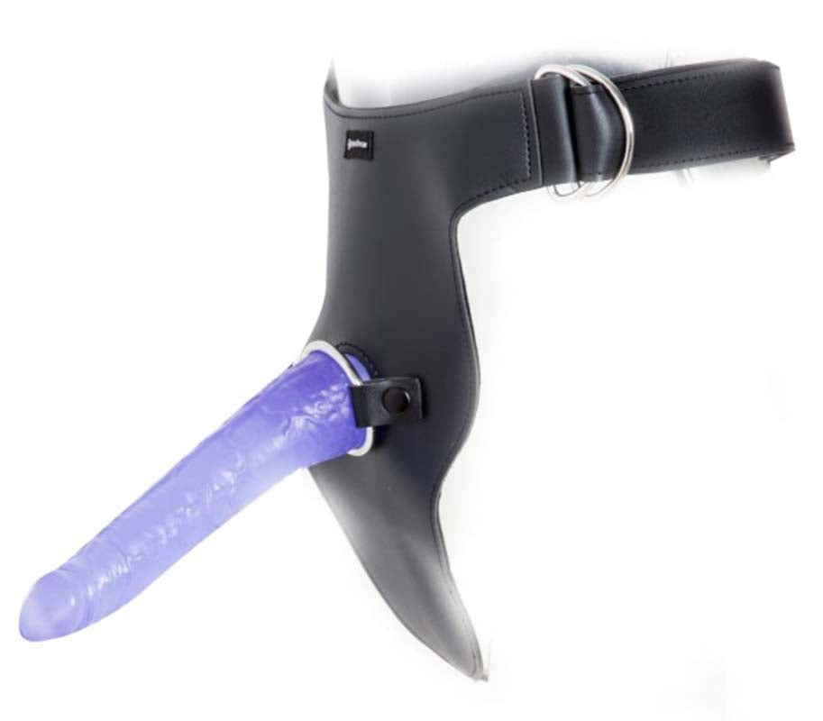 Pipedream Products Fetish Fantasy Plus Size Strap On with Leather Harness - - Strap On Sextoys