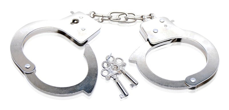 Pipedream Products Fetish Fantasy Series Beginners Bondage Metal Cuffs - - Cuffs and Restraints