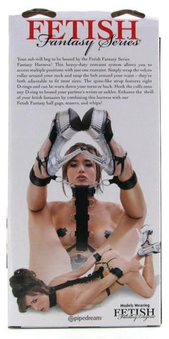 Pipedream Fetish Fantasy Series Fantasy Body Harness For Her with 8 D Rings - Cuffs and Restraints