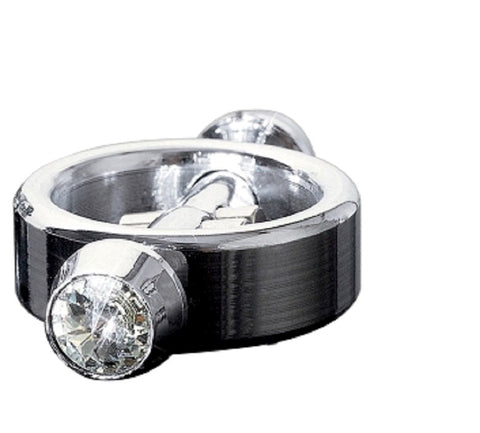 Fetish Fantasy Series Womens Magnetic Nipple Clamps Steel Jeweled Design - Nipple and Clit Clamps