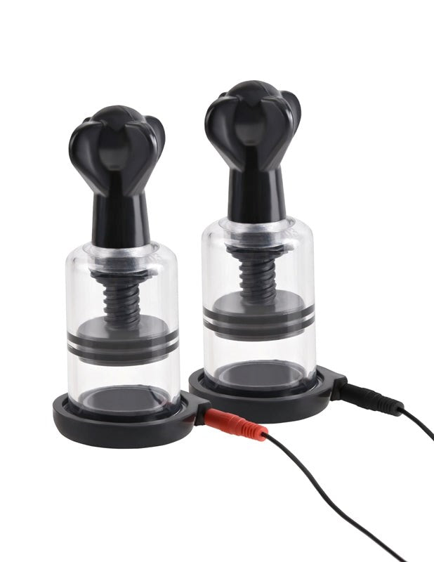 Pipedream Products Fetish Fantasy Shock Therapy Electro Nipple Suckers - - Electro Sex