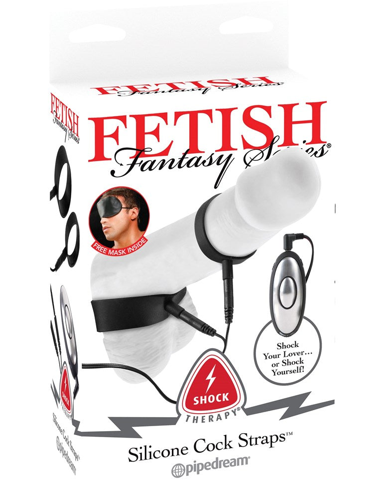 Pipedream Products Fetish Fantasy Shock Therapy Silicone Cock Straps - - Electro Sex