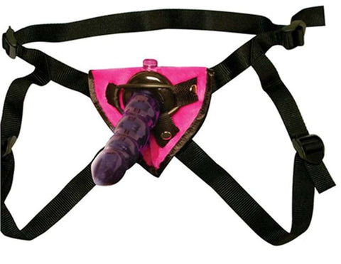 Pipedream Products Fetish Fantasy Vibrating Strap On Dildo Set with Dual Stimulation - Strap On Sextoys
