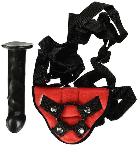 Pipedream Products Fetish Fantasy Vibrating Strap On Sex Toy Set Red Universal - Strap On Sextoys