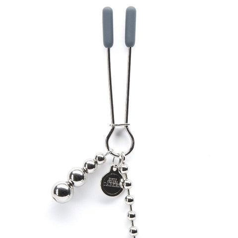 Love Honey Fifty Shades Darker At My Mercy Beaded Chain Nipple Clamps - Nipple and Clit Clamps