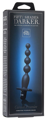 Fifty Shades Darker Carnal Promise Vibrating Anal Beads - Anal Beads and Balls