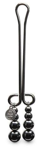 Fifty Shades Darker Just Sensation Beaded Clitoral Clamp Metal Design - Nipple and Clit Clamps