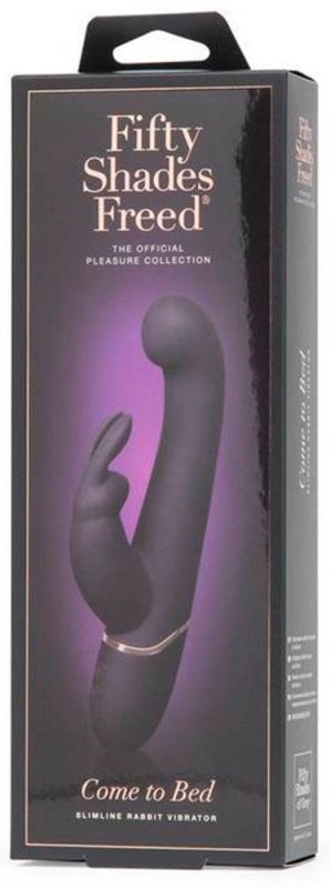 Love Honey Fifty Shades Freed Come to Bed Slimline Rabbit Vibrator - - Rabbit Vibrators