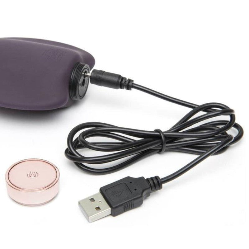 Love Honey Fifty Shades Freed Desire Blooms Clitoral Vibrator USB Rechargeable - - Clit Ticklers and Pulsators