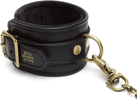 Love Honey Fifty Shades of Grey Bound to You Ankle Cuffs with Quick Release - Cuffs and Restraints